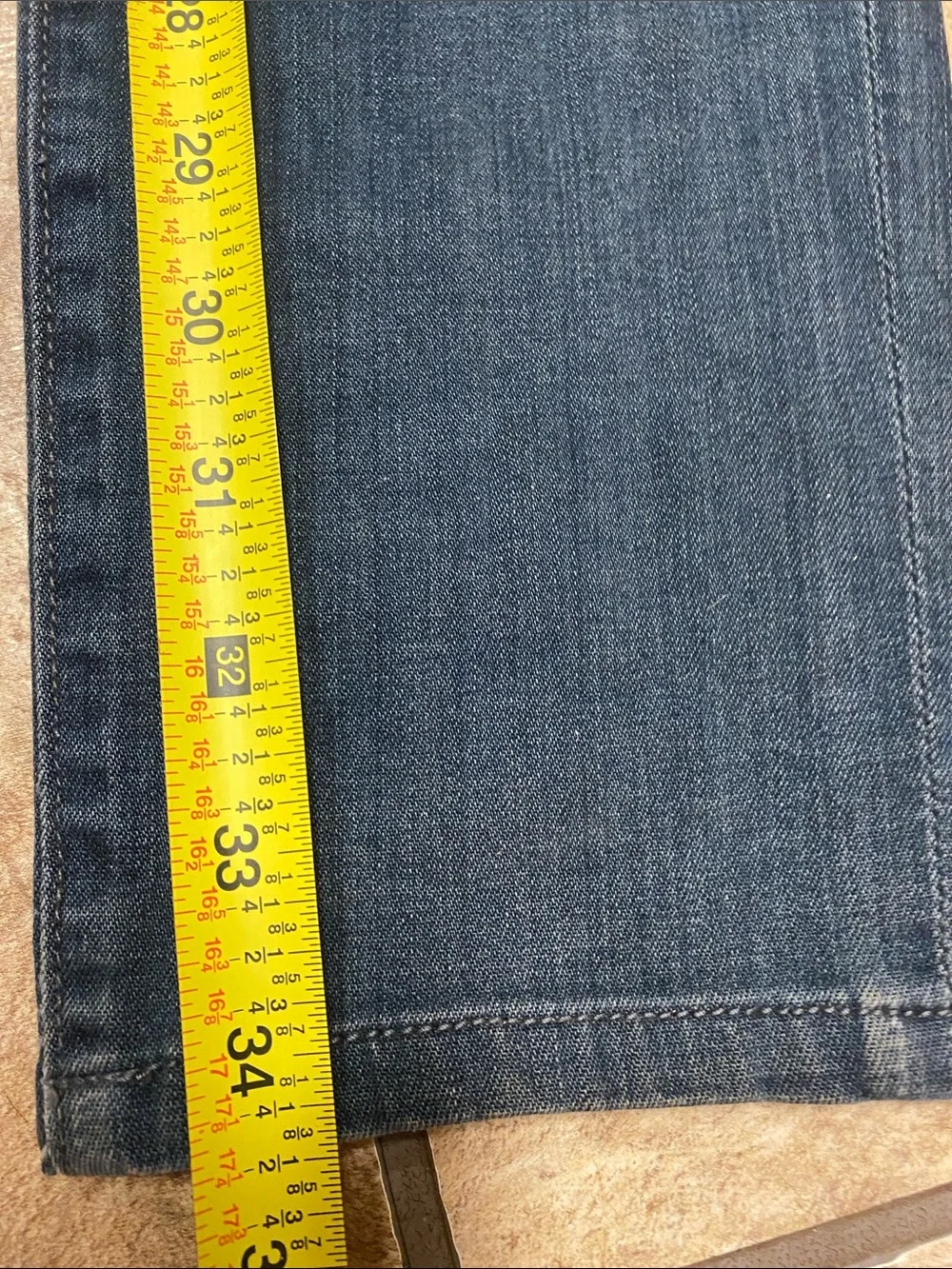 Citizens of Humanity Size 26 Med. Rise Skinny Jeans in Navy Blue Chic Denim